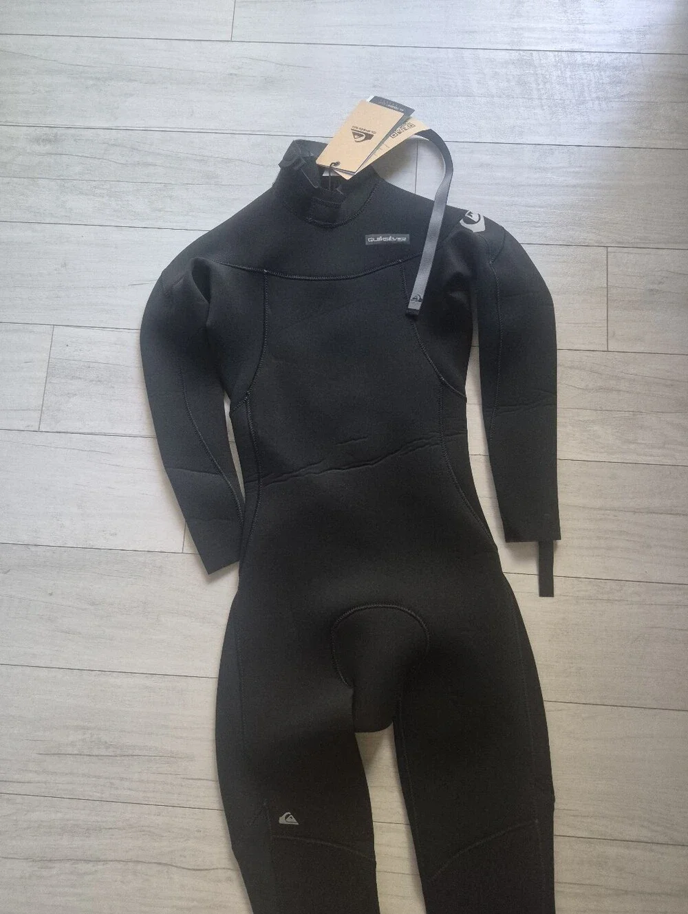 QUIKSILVER NEW Boys Everyday Sessions 3/2 Back Zip Wetsuit